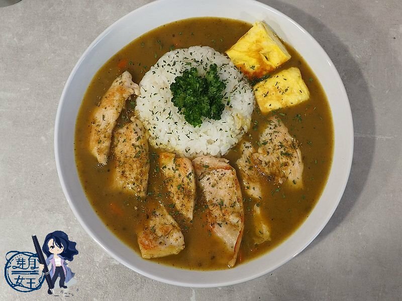 中原夜市,中原大學,中原美食,中原蔥燒包,中壢美食,千玖煨,咖哩飯,日式小店,蕃茄牛肉 @民宿女王芽月-美食.旅遊.全台趴趴走