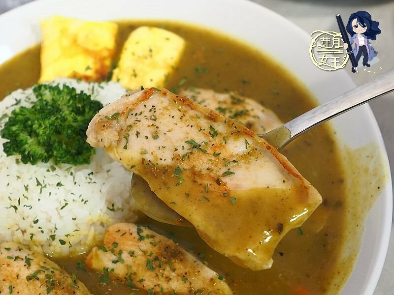 中原夜市,中原大學,中原美食,中原蔥燒包,中壢美食,千玖煨,咖哩飯,日式小店,蕃茄牛肉 @民宿女王芽月-美食.旅遊.全台趴趴走