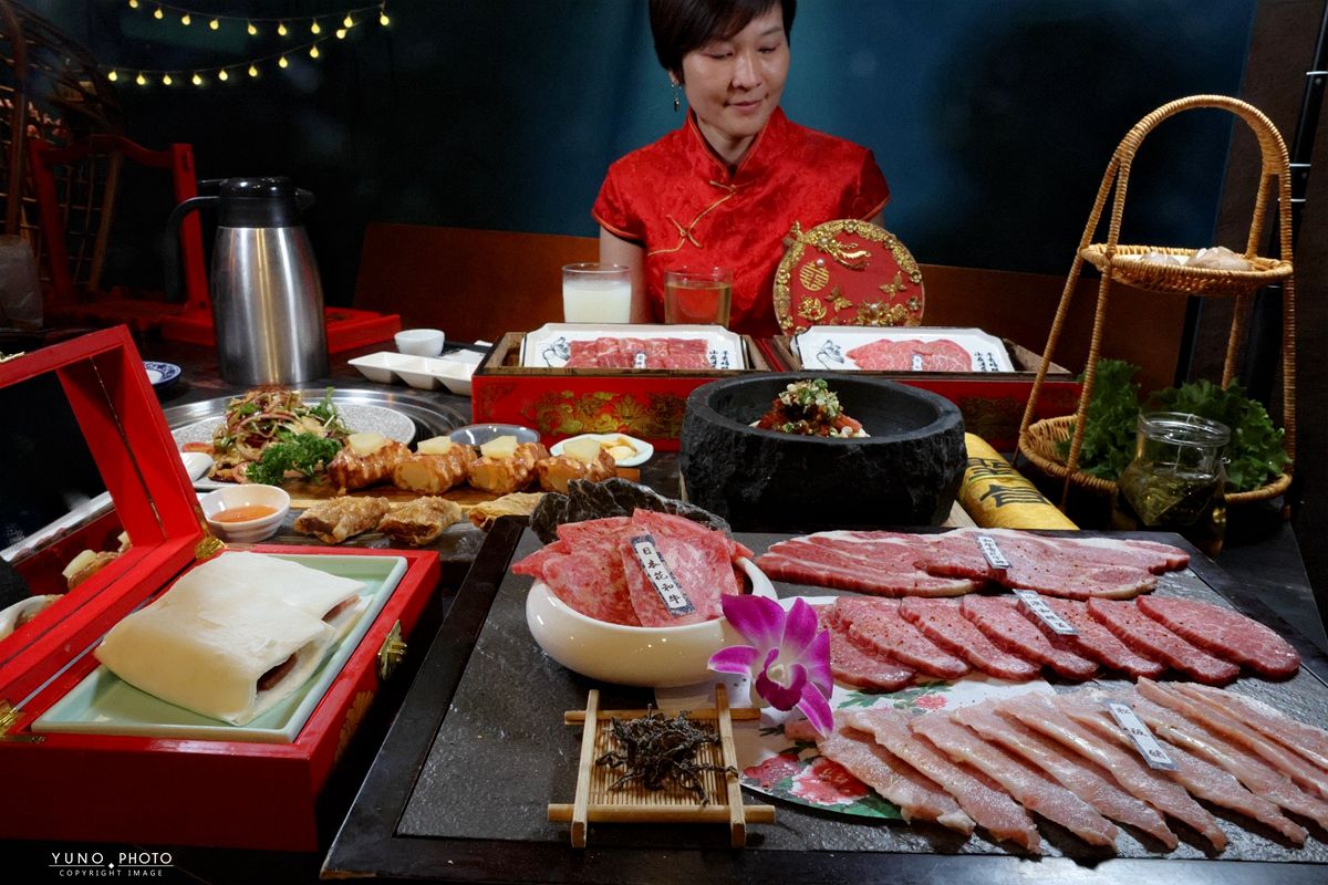 台中墨妃家京品燒肉~免費古裝體驗,高端肉品與創意手路菜的極致詩篇!