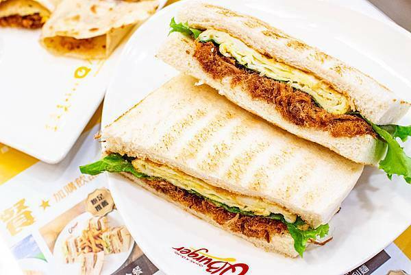 【台北早午餐推薦】Q Burger早午餐店-真材實料!100%台灣豬肉製作而成的美味肉鬆早午餐店