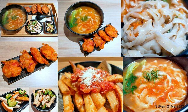 五訪「初面-北投石牌店」(Fried Chicken with Shrimp & tomato soup noodle)， Taipei, Taiwan, SJKen, Mar 21, 2022