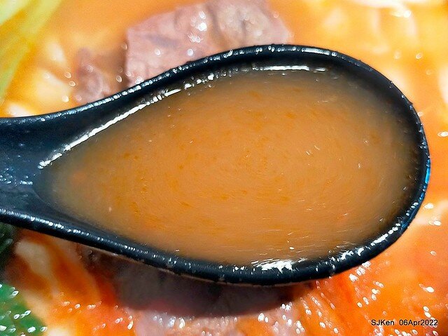 六訪五訪「初面-北投石牌店」(Tomato beef noodle & chili source )， Taipei, Taiwan, SJKen, Apr 6, 2022