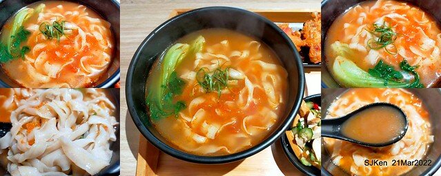 五訪「初面-北投石牌店」(Fried Chicken with Shrimp & tomato soup noodle)， Taipei, Taiwan, SJKen, Mar 21, 2022