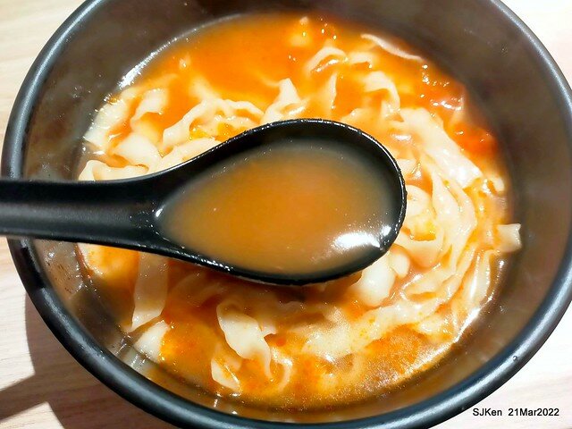 五訪「初面-北投石牌店」(Fried Chicken with Shrimp & tomato soup noodle)， Taipei, Taiwan, SJKen, Mar 21, 2022