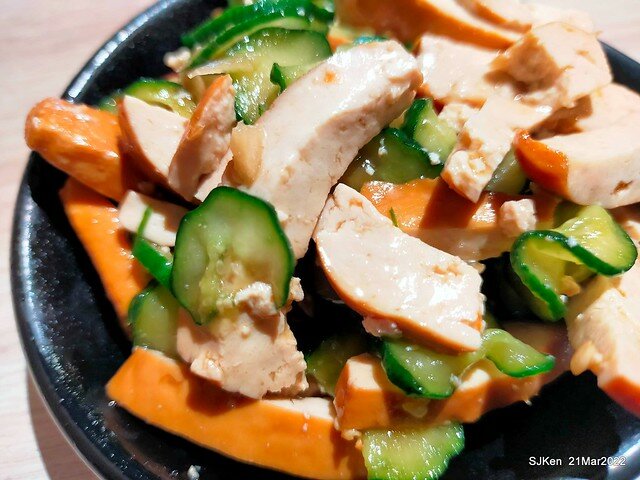 五訪「初面-北投石牌店」(Fried Chicken with Shrimp & tomato soup noodle)， Taipei, Taiwan, SJKen, Mar 21, 2022