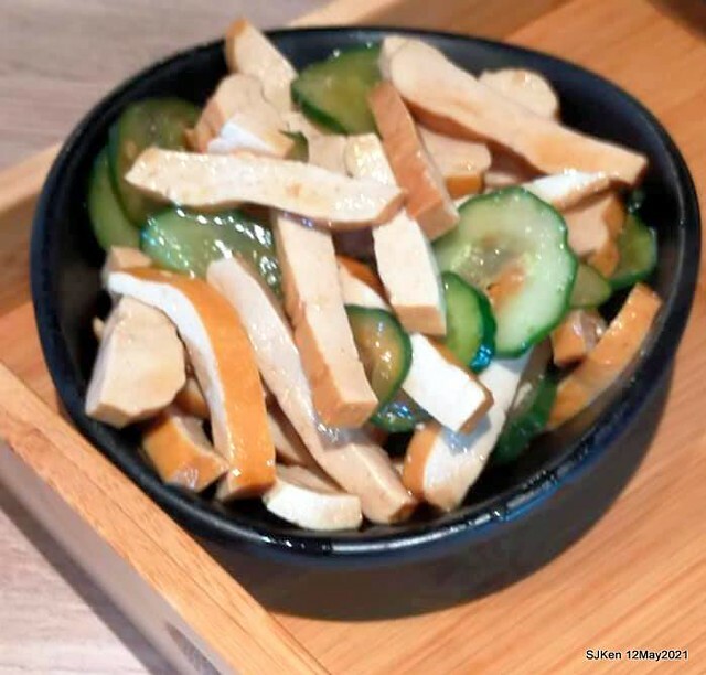 「初面-北投石牌店」(Fried Chicken with Shrimp & tomato soup noodle)， Taipei, Taiwan, SJKen, May 12, 2021