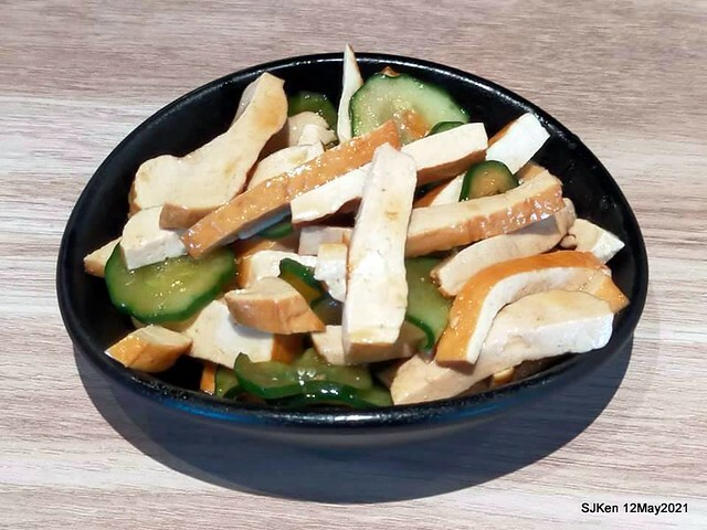 「初面-北投石牌店」(Fried Chicken with Shrimp & tomato soup noodle)， Taipei, Taiwan, SJKen, May 12, 2021