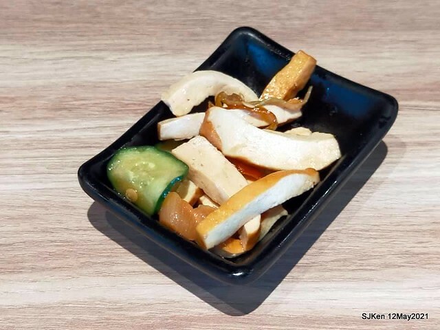 「初面-北投石牌店」(Fried Chicken with Shrimp & tomato soup noodle)， Taipei, Taiwan, SJKen, May 12, 2021