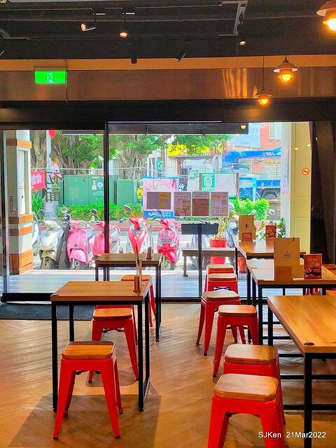 五訪「初面-北投石牌店」(Fried Chicken with Shrimp & tomato soup noodle)， Taipei, Taiwan, SJKen, Mar 21, 2022