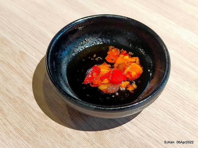 六訪五訪「初面-北投石牌店」(Tomato beef noodle & chili source )， Taipei, Taiwan, SJKen, Apr 6, 2022