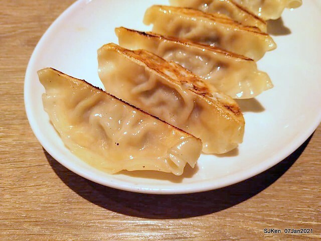 Dumpling & Combination Ankaka Ramen at Japanese dumpling & noodle store 「餃子の王將—台灣直營3號店(台北統一時代店)」, Taipei, Taiwan, SJKen, Jan 7, 2021.