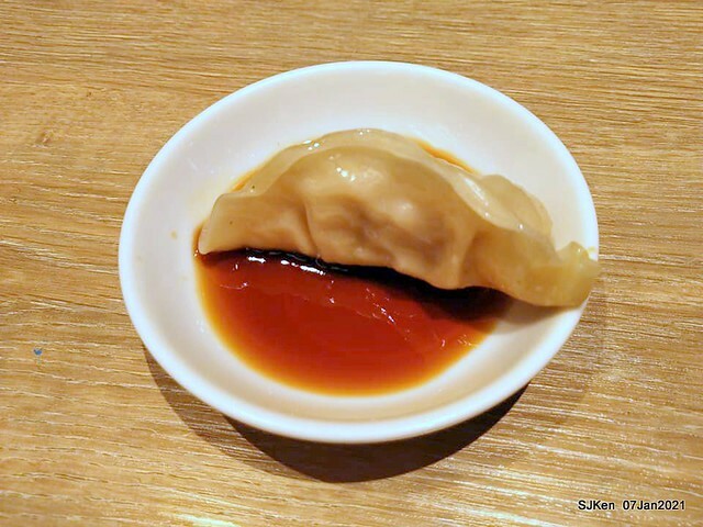 Dumpling & Combination Ankaka Ramen at Japanese dumpling & noodle store 「餃子の王將—台灣直營3號店(台北統一時代店)」, Taipei, Taiwan, SJKen, Jan 7, 2021.