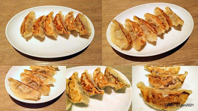 Dumpling & Combination Ankaka Ramen at Japanese dumpling & noodle store 「餃子の王將—台灣直營3號店(台北統一時代店)」, Taipei, Taiwan, SJKen, Jan 7, 2021.