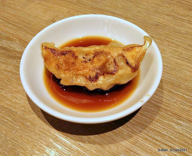 Dumpling & Combination Ankaka Ramen at Japanese dumpling & noodle store 「餃子の王將—台灣直營3號店(台北統一時代店)」, Taipei, Taiwan, SJKen, Jan 7, 2021.