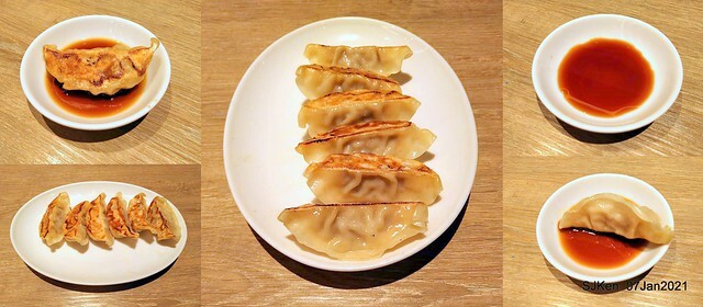 Dumpling & Combination Ankaka Ramen at Japanese dumpling & noodle store 「餃子の王將—台灣直營3號店(台北統一時代店)」, Taipei, Taiwan, SJKen, Jan 7, 2021.