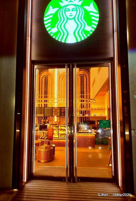 Starbucks coffee shop at Hotel Resonance - Taipei, Taipei,Taiwan, SJKen, Mar 4, 2021.
