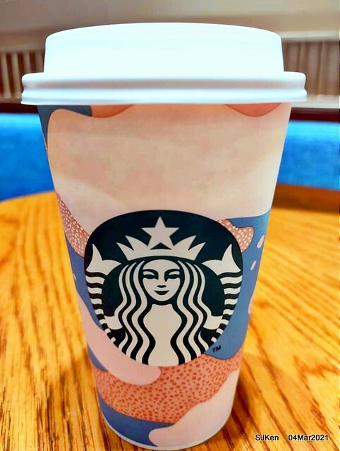 Starbucks coffee shop at Hotel Resonance - Taipei, Taipei,Taiwan, SJKen, Mar 4, 2021.