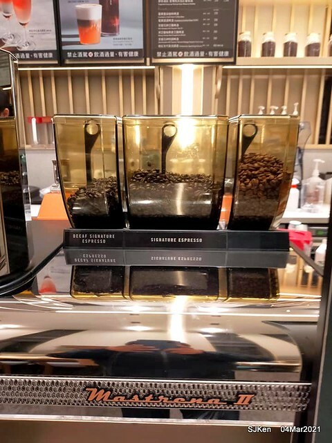 Starbucks coffee shop at Hotel Resonance - Taipei, Taipei,Taiwan, SJKen, Mar 4, 2021.