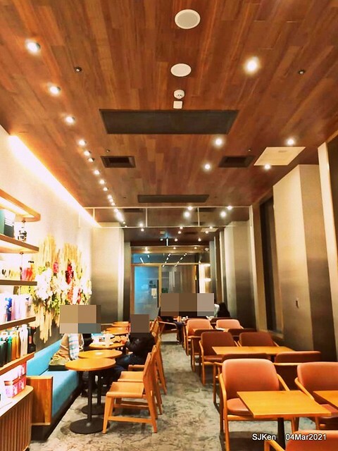 Starbucks coffee shop at Hotel Resonance - Taipei, Taipei,Taiwan, SJKen, Mar 4, 2021.