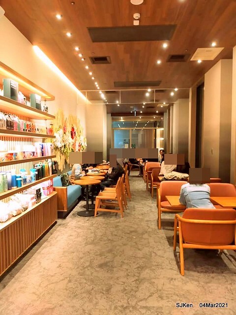 Starbucks coffee shop at Hotel Resonance - Taipei, Taipei,Taiwan, SJKen, Mar 4, 2021.