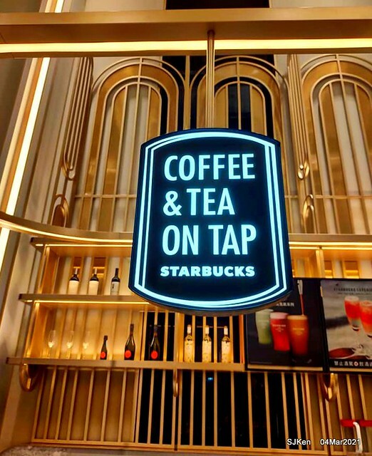 Starbucks coffee shop at Hotel Resonance - Taipei, Taipei,Taiwan, SJKen, Mar 4, 2021.