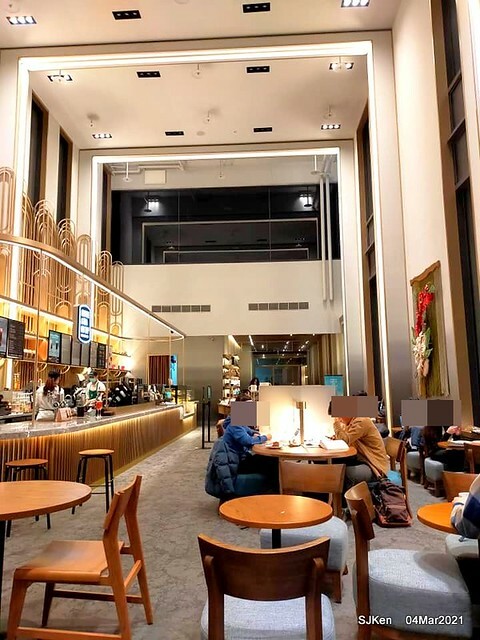 Starbucks coffee shop at Hotel Resonance - Taipei, Taipei,Taiwan, SJKen, Mar 4, 2021.