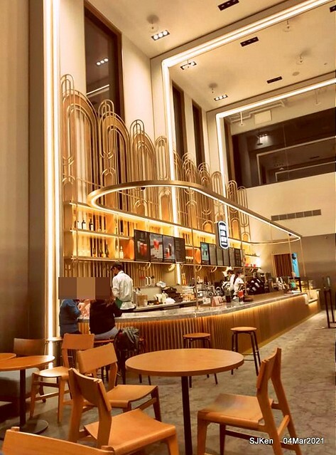 Starbucks coffee shop at Hotel Resonance - Taipei, Taipei,Taiwan, SJKen, Mar 4, 2021.