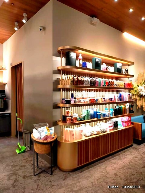 Starbucks coffee shop at Hotel Resonance - Taipei, Taipei,Taiwan, SJKen, Mar 4, 2021.