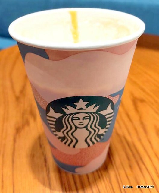 Starbucks coffee shop at Hotel Resonance - Taipei, Taipei,Taiwan, SJKen, Mar 4, 2021.