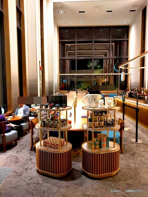 Starbucks coffee shop at Hotel Resonance - Taipei, Taipei,Taiwan, SJKen, Mar 4, 2021.