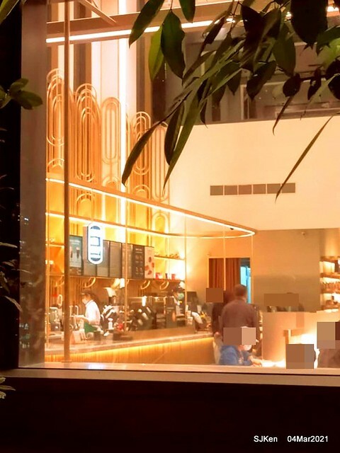 Starbucks coffee shop at Hotel Resonance - Taipei, Taipei,Taiwan, SJKen, Mar 4, 2021.