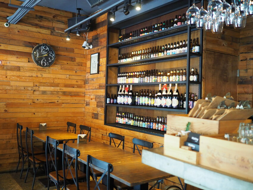 台北市大安區台北東區Waiting Bistro餐酒館 精選下酒菜、特色主食及異國多款精釀啤酒，運動迷必去的美食酒吧 精彩賽事不