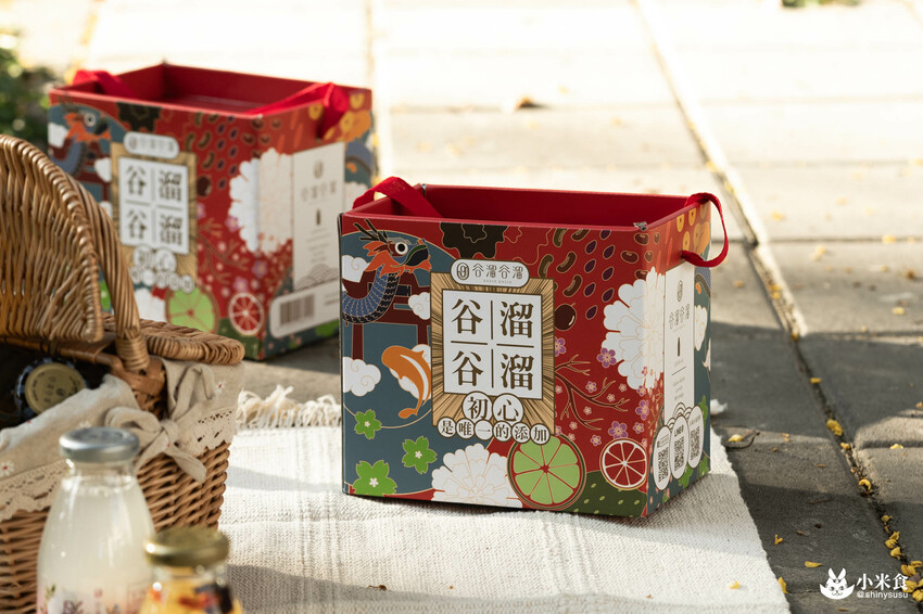 谷溜谷溜|錦鯉躍龍門春節禮盒|健康值點滿滿。讓生活紅紅火火和樂龍龍|台中養生飲品推薦 - 小米食