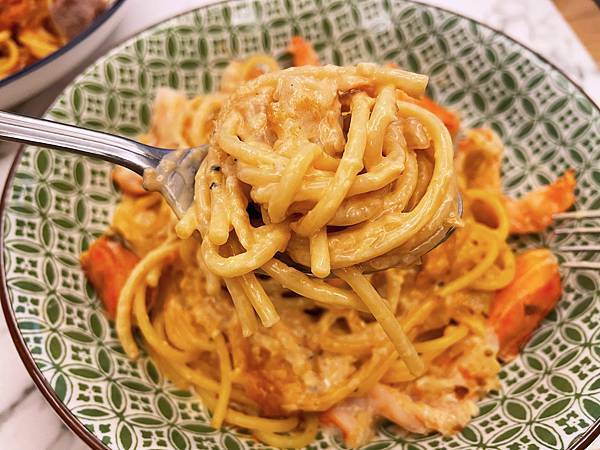 奶油白蝦義大利麵-eat enjoy意享美式餐廳：DIY冷藏餐盒超值組-義大利麵自己煮