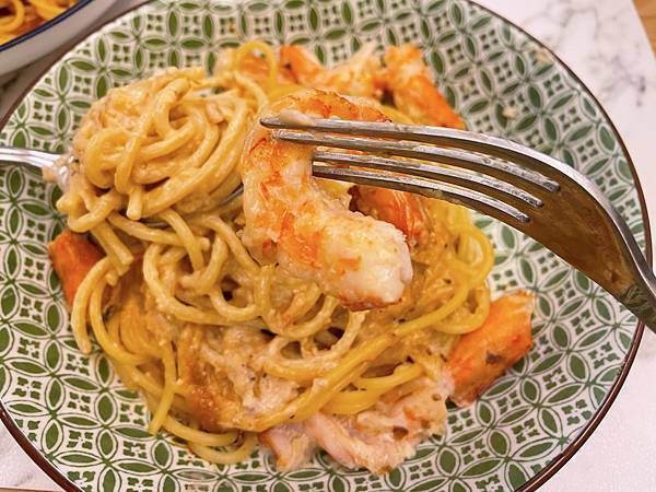 奶油白蝦義大利麵-eat enjoy意享美式餐廳：DIY冷藏餐盒超值組-義大利麵自己煮