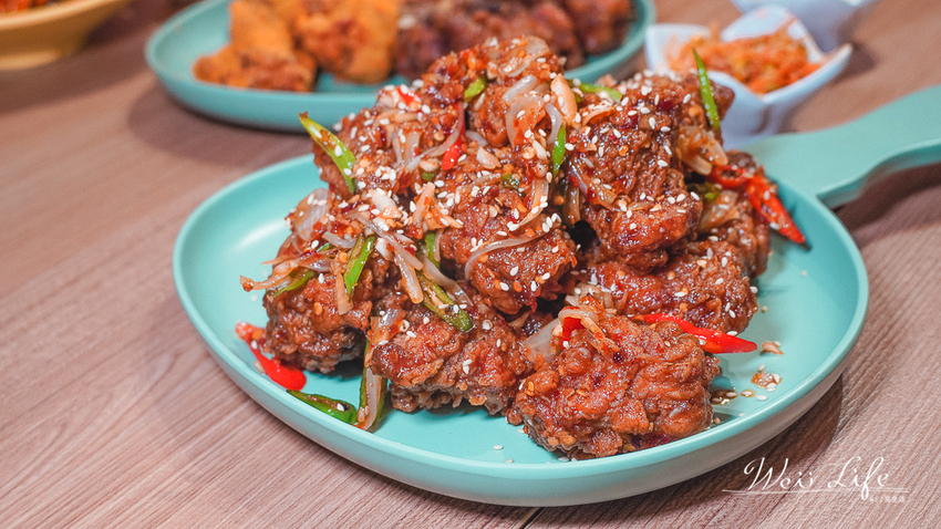 高雄韓式炸雞推薦//脆穀韓式炸雞、約會美食、網紅推薦、韓國料理同步讓你停不下來 - Wei笑生活