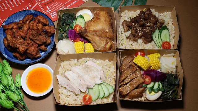 台中人氣美食精誠商圈『人人有飯吃』文青風餐盒/日式炒飯/好吃鹹酥雞/黑糖鮮奶茶