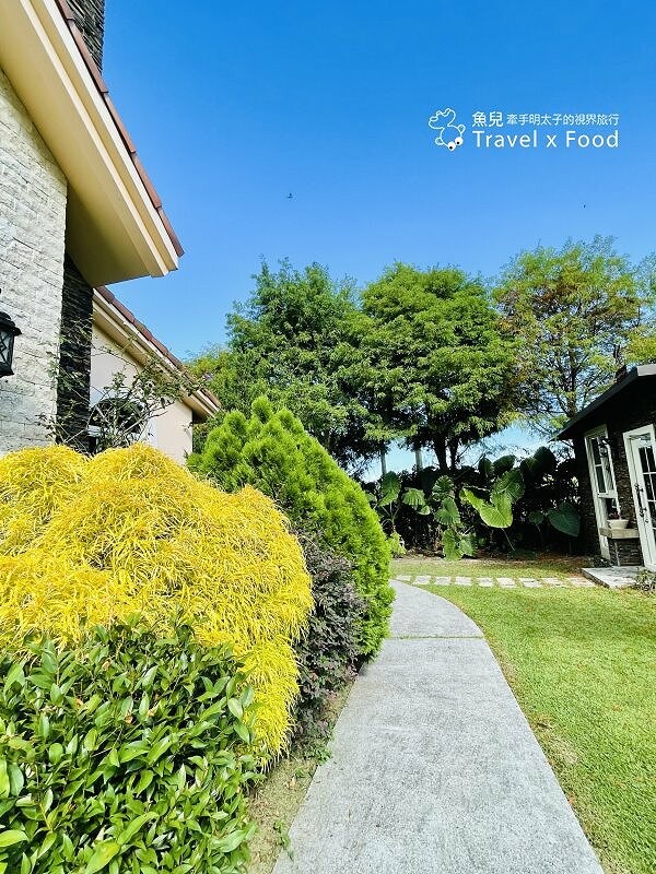 湖景花園，歐式風情～花蓮版普羅旺斯，南法山居民宿 @魚兒 x 牽手明太子的「視」界旅行