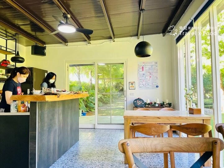 湖景花園，歐式風情～花蓮版普羅旺斯，南法山居民宿 @魚兒 x 牽手明太子的「視」界旅行