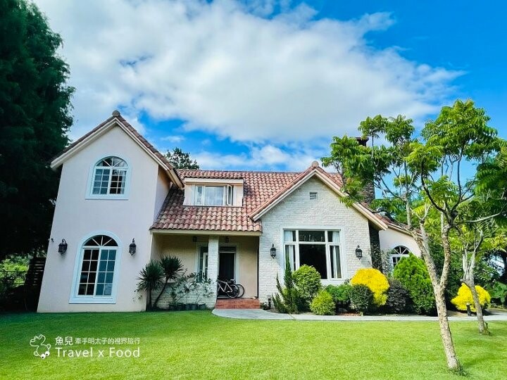 湖景花園，歐式風情～花蓮版普羅旺斯，南法山居民宿 @魚兒 x 牽手明太子的「視」界旅行