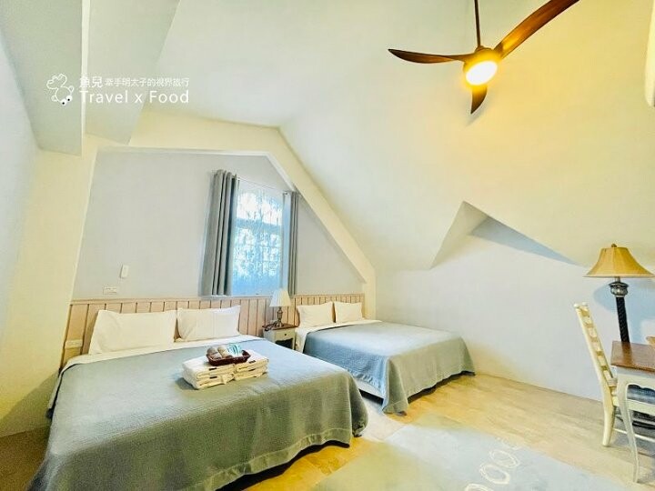 湖景花園，歐式風情～花蓮版普羅旺斯，南法山居民宿 @魚兒 x 牽手明太子的「視」界旅行