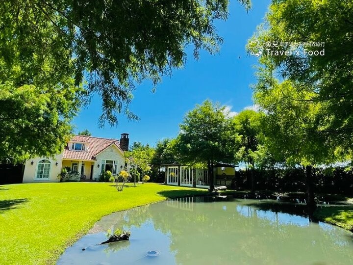 湖景花園，歐式風情～花蓮版普羅旺斯，南法山居民宿 @魚兒 x 牽手明太子的「視」界旅行