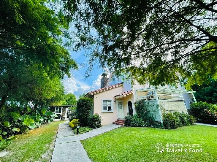 湖景花園，歐式風情～花蓮版普羅旺斯，南法山居民宿 @魚兒 x 牽手明太子的「視」界旅行