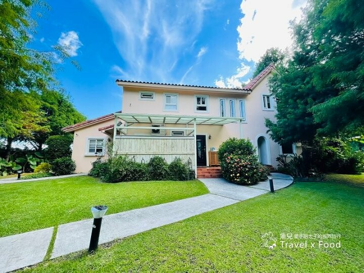 湖景花園，歐式風情～花蓮版普羅旺斯，南法山居民宿 @魚兒 x 牽手明太子的「視」界旅行