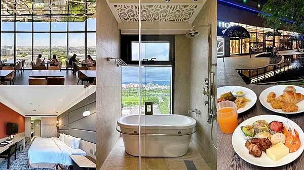 台中逢甲住宿大推！浮雲客棧Kloud Hotel早餐豐盛停車方便。