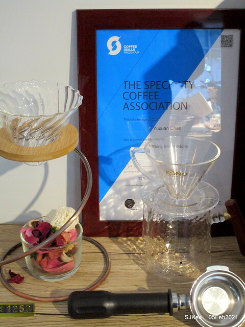 「瑰夏咖啡創始店」(UNCommon Coffe shop), Taipei, Taiwan, SJKen, Feb 5, 2021.