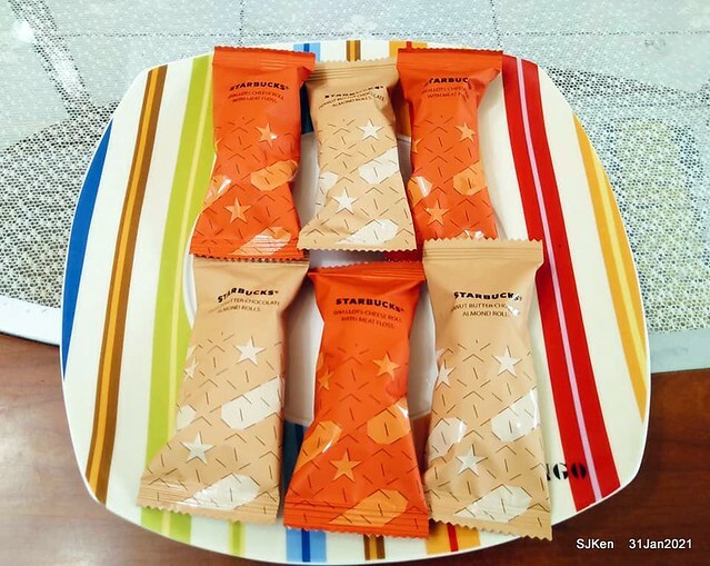 「星巴克春讚禮盒」(Starbucks Cookie Rolls Box), Taipei, Taiwan, SJKen, Jan 29,2021.