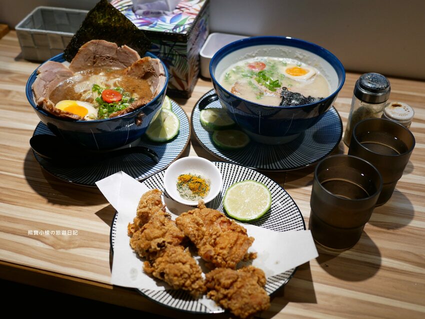 【新竹竹北美食】Hiro’sらあ麵Kitchen 竹北店，新竹縣非吃不可的平價叉燒拉麵，可免費加麵一次！酥炸雞腿也非常好吃~內文附詳細菜單價位介紹。 @熊寶小榆の旅遊日記