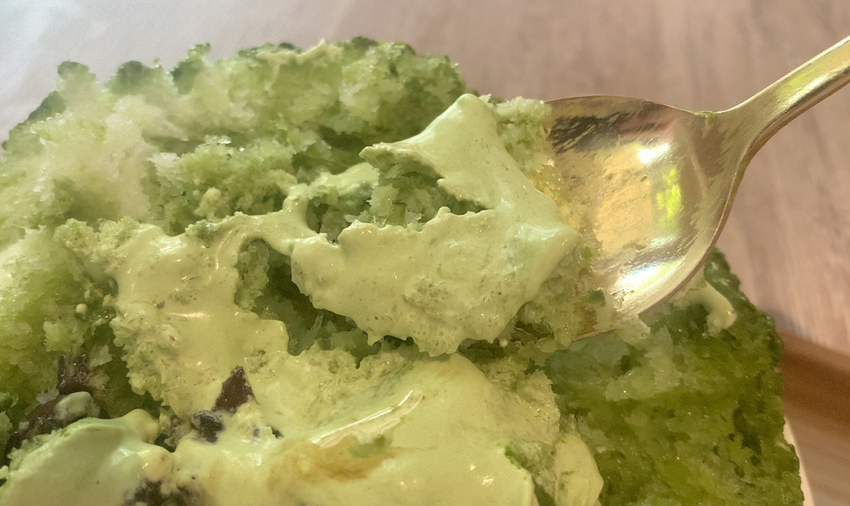 新竹竹北|好好-咖啡館|創意日式抹茶刨冰