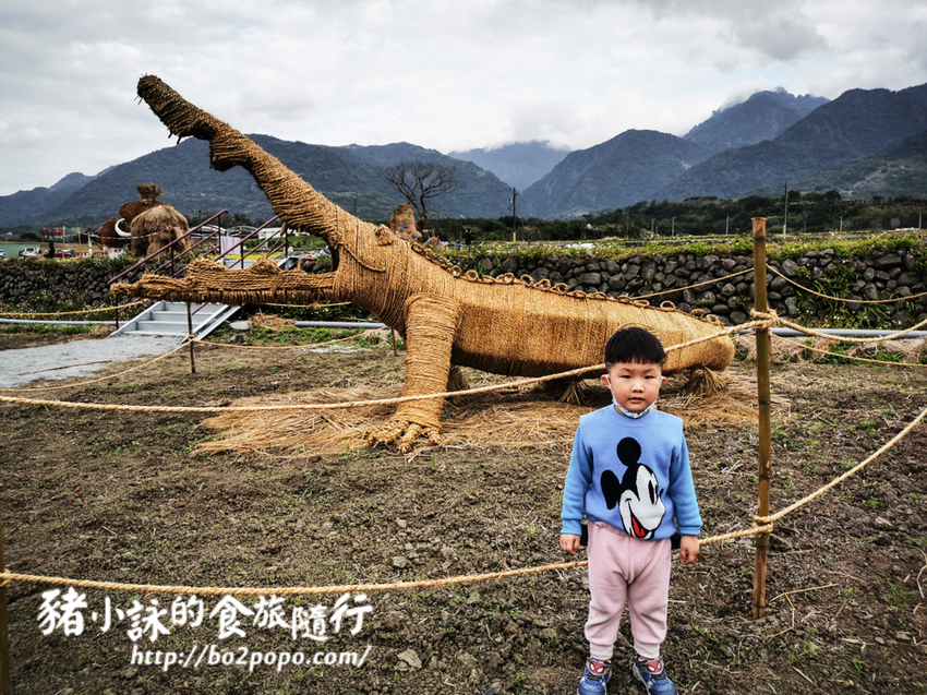 花蓮。富里》2021花蓮富里稻草藝術季，大型稻草動物可愛又好拍 - 豬小詠的食旅隨行